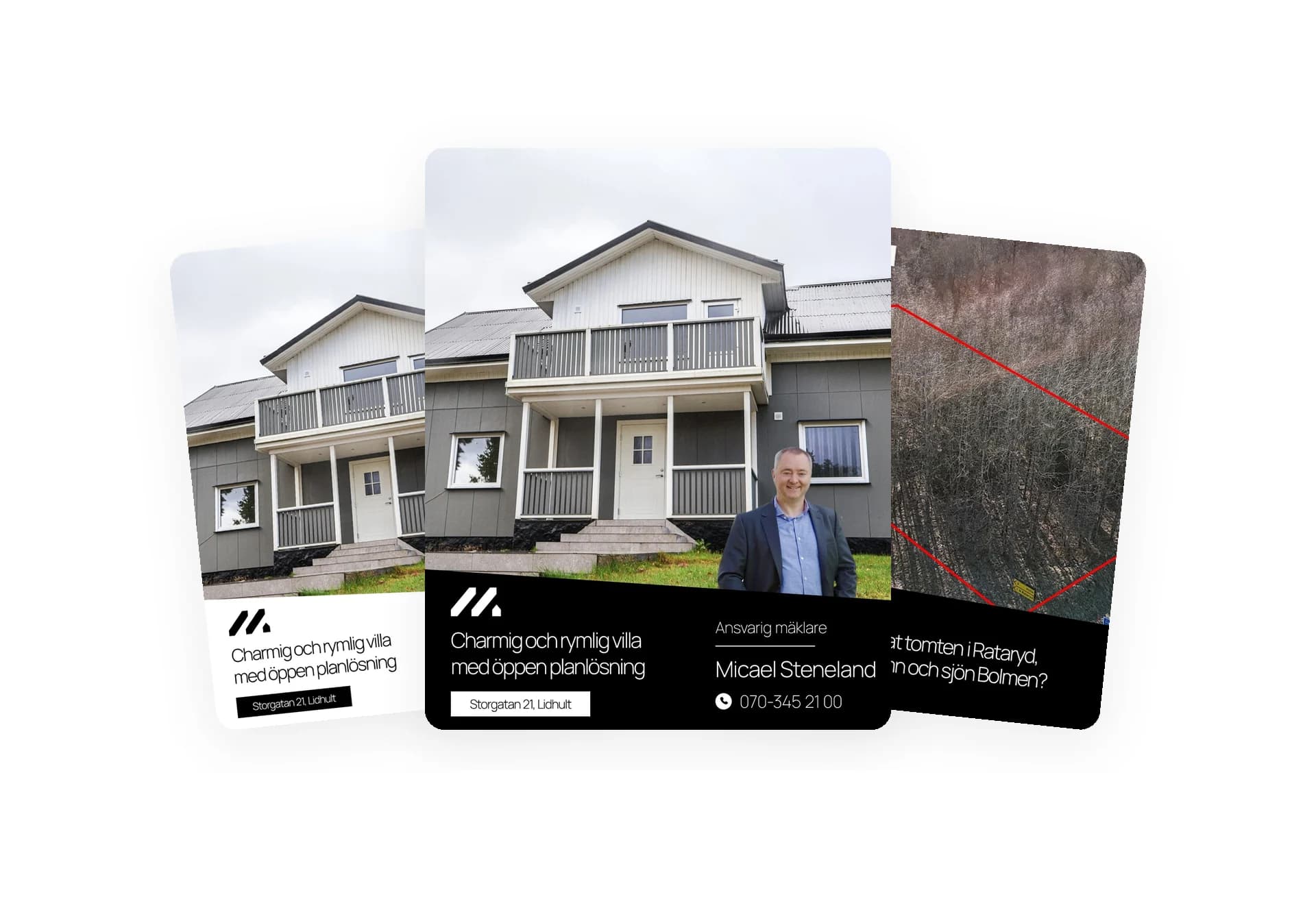 Mäklarhuset Ljungby: Sociala medier, Automation, Design av JT Media